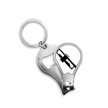 Imagem de Chifre Música Clássica Sons de Vitalidade Cortador de Unhas Abridor Chaveiro Tesoura