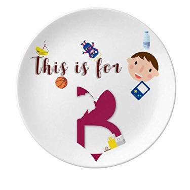 Imagem de Prato de porcelana para cavalo, unidade de migração de pastagem, prato redondo para meninos