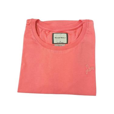 Imagem de Camiseta lisa casual feminina melancia coleção beija-flor