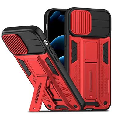 Imagem de Para iPhone 13 Slide Armor Capa de telefone à prova de choque para iPhone 12 11 13Pro Max XR XS Max X 14Pro max Tampa traseira do suporte de anel magnético, T10, para iPhone 14Pro Max