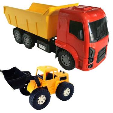 Caminhão de Brinquedo Infantil Basculante Articulado Usual em Promoção na  Americanas