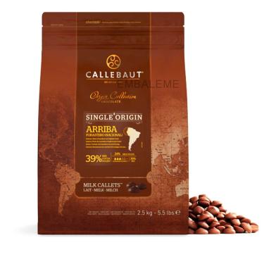 Imagem de Chocolate Callebaut Arriba 39% Cacau Ao Leite Moedas Origens Collection 2,5Kg
