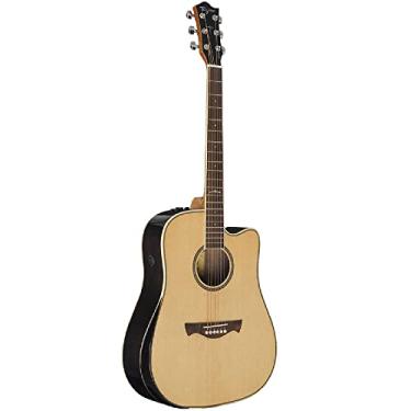 Imagem de Violão eletroacústico Dreadnought cutaway aço Natural WS-25 EQ Walnut Series Tagima