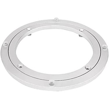 Imagem de Aluminum Alloy Lazy Susan Bearing Ring Turntable - Full Size - Heavy Duty Rotating Swivel Plate Hardware, For DIY Display Unit, Kitchen Dining-Table, TV/Monitor Stand,35 Cm/14 Inch,Constructive23