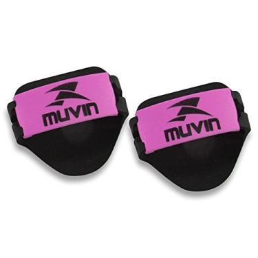 Imagem de Luva Musculação em EVA - Muvin - 1 unidade - preto/pink