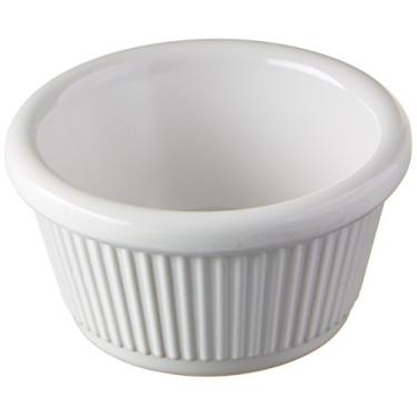 Imagem de Winco Ramekins canelados, 57 g, branco, 12 peças