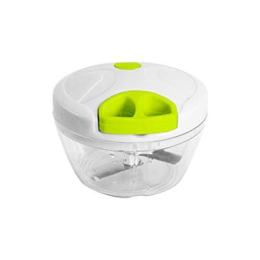 Imagem de Mini Processador Branco Manual de Alimentos e Triturador Simona