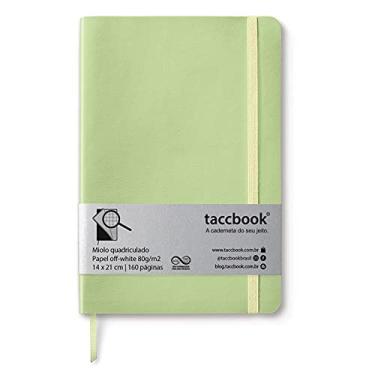 Imagem de Caderno Quadriculado taccbook® Verde (pastel) 14x21 Flex