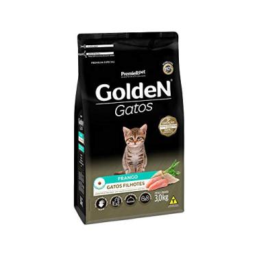Imagem de Ração Golden Gatos Filhotes Sabor Frango - 3kg Premier Pet