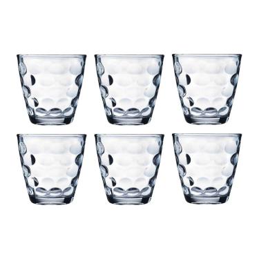 Imagem de Copos de Vidro Bangkok Transparente Redondo 250ML Água 6 un