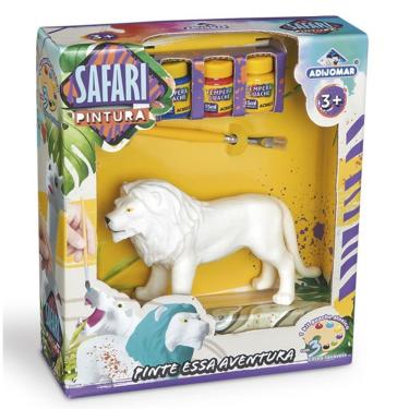 Imagem de Brinquedo para Pintar Colorir Safari Leao Adijomar