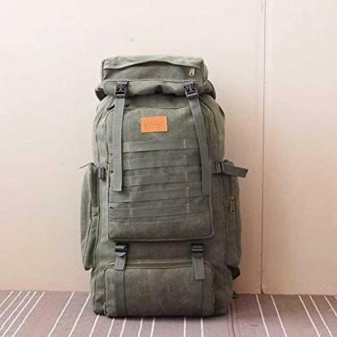 Imagem de Mochila Ao Ar Livre 50L Grande Sobrevivência Do Exército Tático Militar - Resistente À Água, Caminhada, Acampamento, Ciclismo, Viagem Ao Ar Livre, Para Homens, Mulheres, Acampamento/Pesca/Caminhad