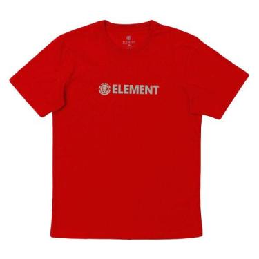 Imagem de Camiseta Element Blazin Color Masculina Telha