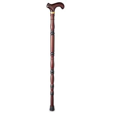 Imagem de Bengala De Madeira Feita À Mão Com Base De Borracha Antiderrapante, Bengalas De Faia Ajustáveis ​​com Alça De Pulso, Muletas, Corrimão Para Homens E Mulheres Na Moda,Estilo 1,80 Cm,Bonny369