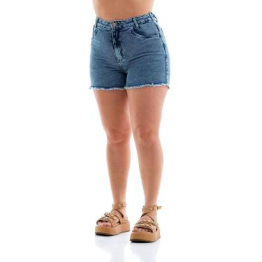 Imagem de Shorts Jeans Feminino Arauto Hot Pants com Elástico