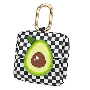 Imagem de OSALADI 2 Unidades Mini Saco De Armazenamento Bolsa De Menina Caixa De Fones De Ouvido Carteira De Bolso Bolsa De Moedas De Desenho Animado Bolsas Infantis Filho Abacate Fresco Hardware