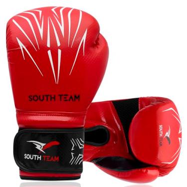 Imagem de Luva De Boxe/Tailandes/Kickboxing/Muay Thai - S.R. Pró (10oz, Vermelha)