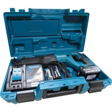 Imagem de Serra Sabre a Bateria 18V 2 Baterias 3A e Carregador Bivolt Makita - DJR186RFE