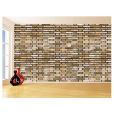 Imagem de Papel De Parede 3D Tijolo Sala Tijolinho Vista 3,5M Xbr24