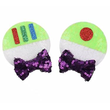 Imagem de CLGIFT Tiara de bebê Minnie Ears para bebês/crianças, orelhas da Minnie, faixa de cabeça para criança (clipe de cabelo zumbido)