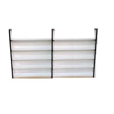 Imagem de Suporte Parede Expositor Duplo Esmaltes Manicure Carrinhos Estilo Industrial (100cm)