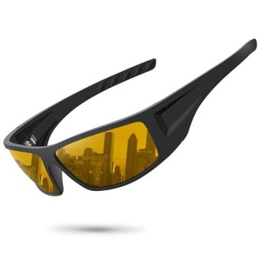 Imagem de Óculos de sol esportivos polarizados para homens Ofwin, armação inquebrável, proteção UV, dirigir, ciclismo, pesca, óculos de sol, standard