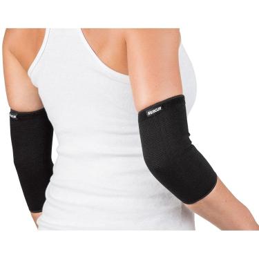 Imagem de Cotoveleira Elástica, Mercur, Par, P, Preta