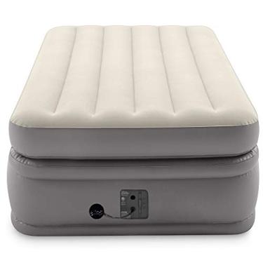 Imagem de Intex Colchão inflável para cama 64161EP Dura-Beam Plus Essential Rest com bomba de ar embutida, solteiro