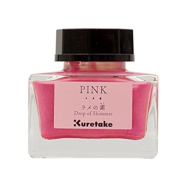 Imagem de Kuretake Gota de tinta brilhante, tinta de pasta rosa, adicione um brilho perolado ou brilhante à sua tinta
