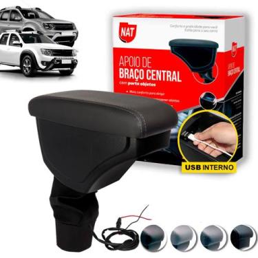 Imagem de Apoio de Braço Duster 2011 A 2020 Oroch 2015 A 2023 EPC  Com USB - Nat