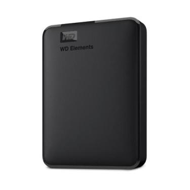 Imagem de HD Externo 5TB Portátil Western Digital Elements - USB 3.0 - Preto - W