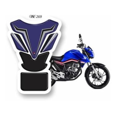 Imagem de Adesivo Cg160 Titan Fan Start Resinado Protetor De Tank N269 - Resitan