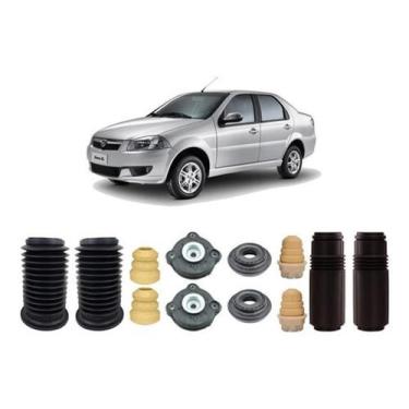 Imagem de Kit Amortecedor Completo Dianteiro Traseiro Siena 2012/2015 - Qualykit