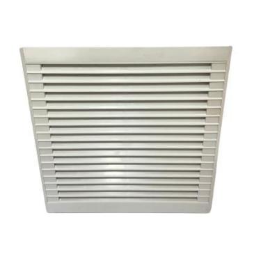 Imagem de Conj de grelha e filtro linha embutir - 250x250 mm - cinza ral 7035 - 