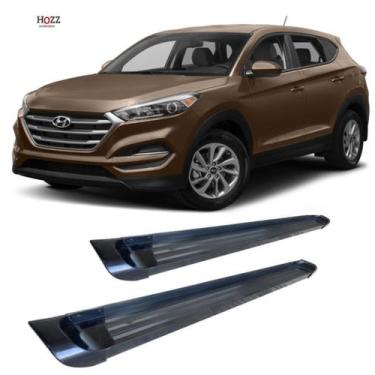 Imagem de Estribo Tucson 2017 Em Diante Plataforma De Alumínio Preto - HOZZ