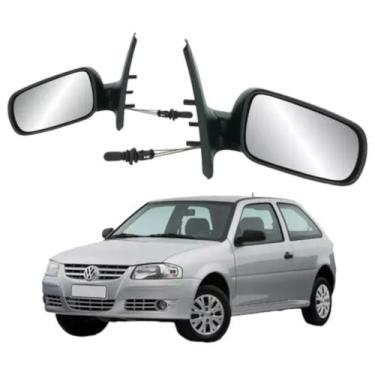 Imagem de Retrovisor Gol G3 G4 Duas Portas 2000 A 2008 Com Controle - RETROVEX, 