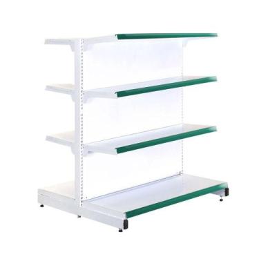 Imagem de Gôndola Prateleira Supermercado 4 Níveis 40x30 New Plus 1,40m Central 