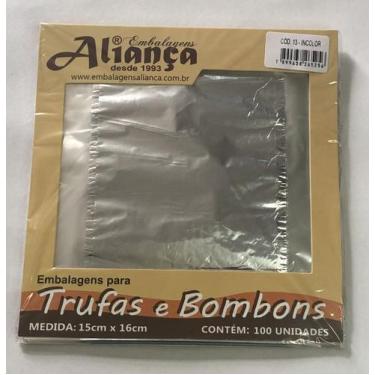 Imagem de Embalagem para trufas Aliança 15x16cm 100un / - Aliança Embalagens, In