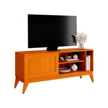 Imagem de Rack para TV até 55" 1 Porta EDN Móveis Aruba, Cedro