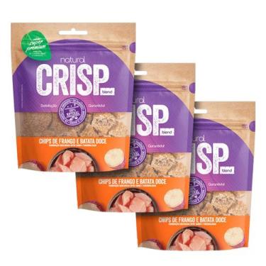 Imagem de Kit 3 Unidades Petisco Saudável para Cães Natural Crisp Blend Pet Snac