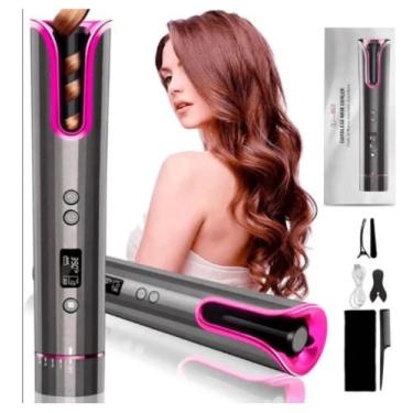 Imagem de Modelador De Cachos Portátil Sem Fio Powerbank - Hair Curler