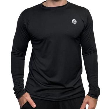 Imagem de Camiseta Térmica Masculina Segunda Pele Malha Fria Proteção UV50 FPS -