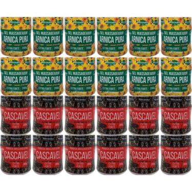 Imagem de Revenda 12 Gel Arnica Pura 200G + 12 Pomada Cascavel 200G - Rhenuks