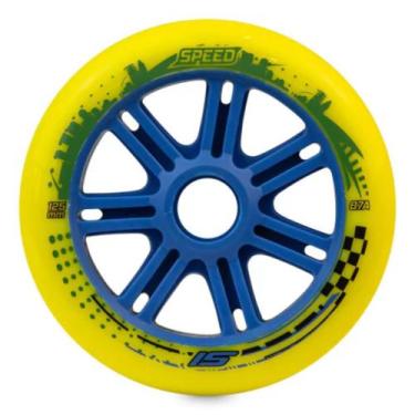 Imagem de Roda Is Urban Yellow 125mm 87a - (unidade)
