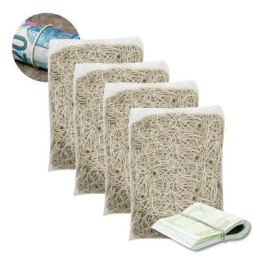 Imagem de Kit Elástico Liga Gominha Para Dinheiro Escritório Organização 4800 Un