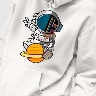 Imagem de Blusa Moletom Genuine Grit Masculina Estampada Algodão 30.1 Astronauta