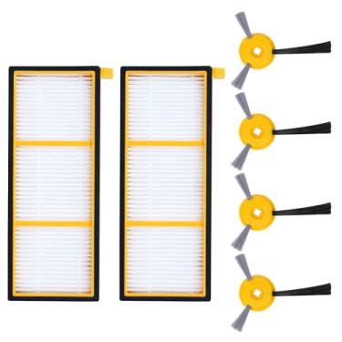 Imagem de MyKEEPOW Peças de reposição escovas laterais filtros de pré-motor para robô Shark ION RV750 RV720 RV755 750 720 peças de reposição para aspirador de pó robótico substitui RVFFK700 e RVSBK700 (2