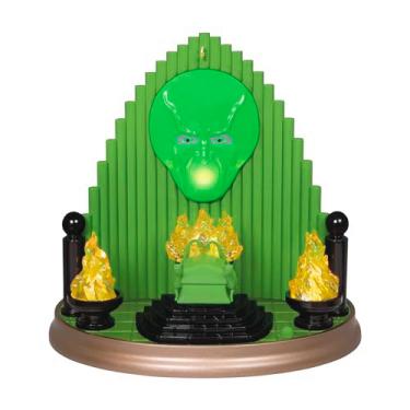 Imagem de Hallmark Keepsake Enfeite de Natal 2024, O Mágico de Oz O Grande e Poderoso Oz com luz e som, presentes de filme