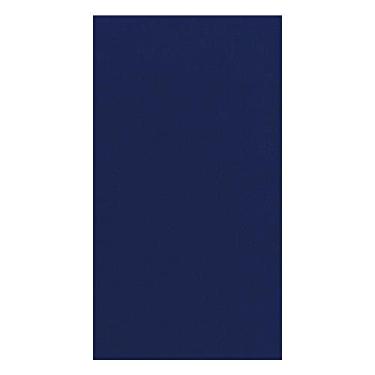 Imagem de Caspari Guardanapos de toalha de hóspedes sólidos azuis-12 por pacote de toalhas de hóspedes, coleção de paleta de papel de linho, pacote com 12, azul marinho, toalha de hóspedes (103GG)