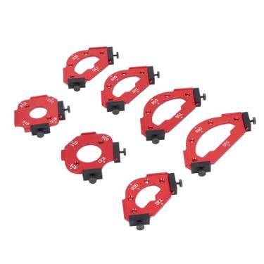 Imagem de Modelos de Roteador de Fixação de Canto, Kits de Modelo de Raio de Liga de Alumínio para Marcenaria, R10-R60, Marcenaria, Bordas de Gabinete, Posição de Canto Interno e Externo